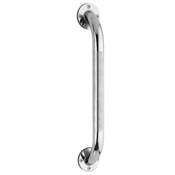 Carex Textured Chrome Wall Grab Bar 16"