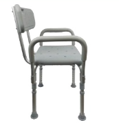 Bathroom Perfect Shower Chair With Padded Arms Blue Jay Cs/2