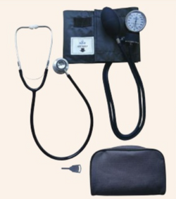 Perfect Measure™ Manual Blood Pressure Monitor with Cuff and Dual Head Stethoscope