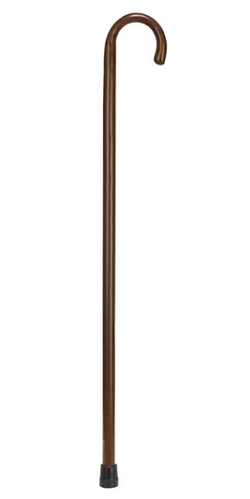 Elegant Mahogany Wood Cane - 3/4" X 36"