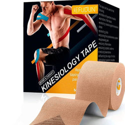 Latex Free Beige Sport Kinesiology Tape Roll