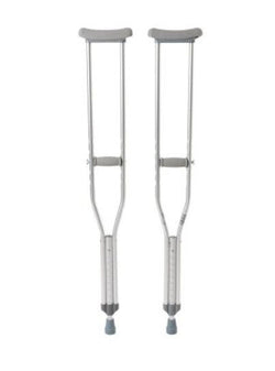 Blue Jay Walk With Me™ Aluminum Adjustable Crutches - Tall Adult